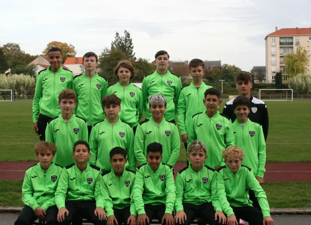 photo équipe U14 formation