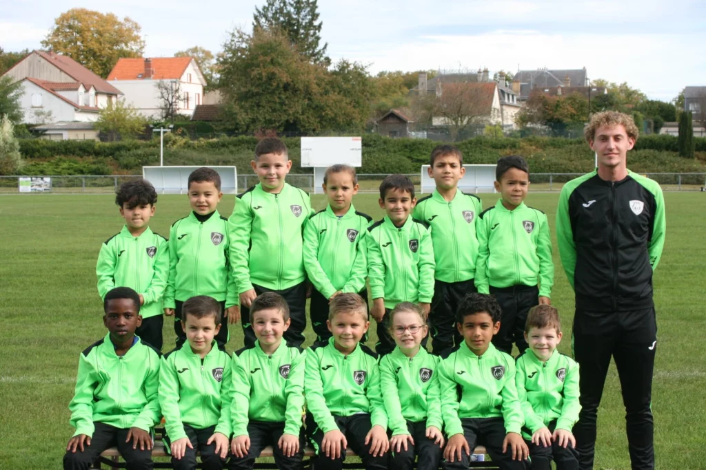 photo équipe U7 formation