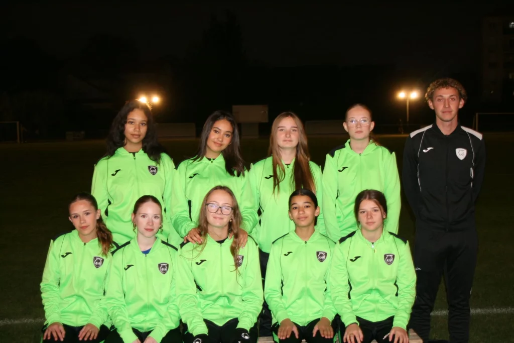 photo équipe U15 féminine formation