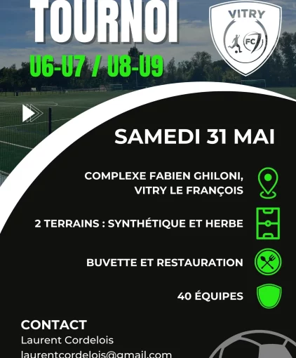 Affiche tournoi U7 U9