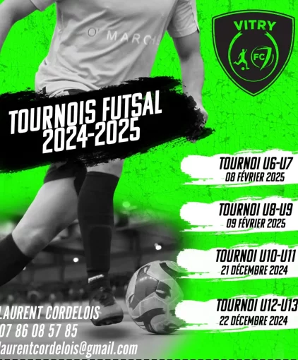 événement tournois futsal du Vitry FC